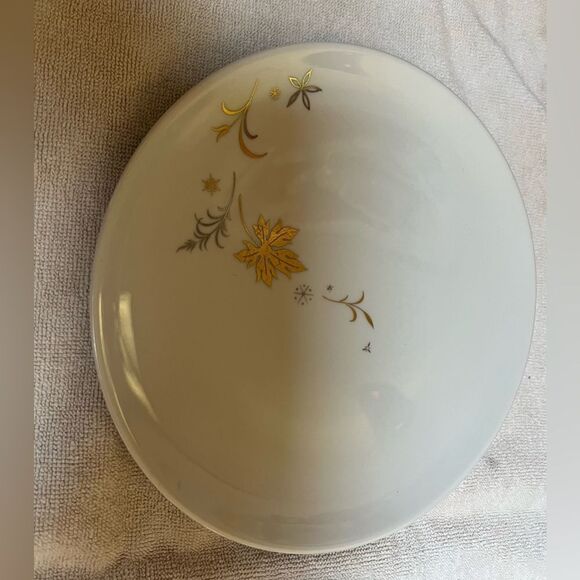 ROYAL JACKSON White Gold Set 3 Saucers Small Bites Fruit Elegant Design 8 1/4 In - Picture 8 of 8